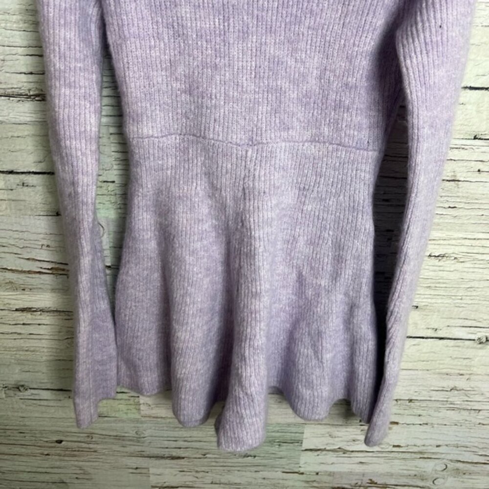 Urban Outfitters Lavender Off-Shoulder Knit Romper - Picture 3 of 9
